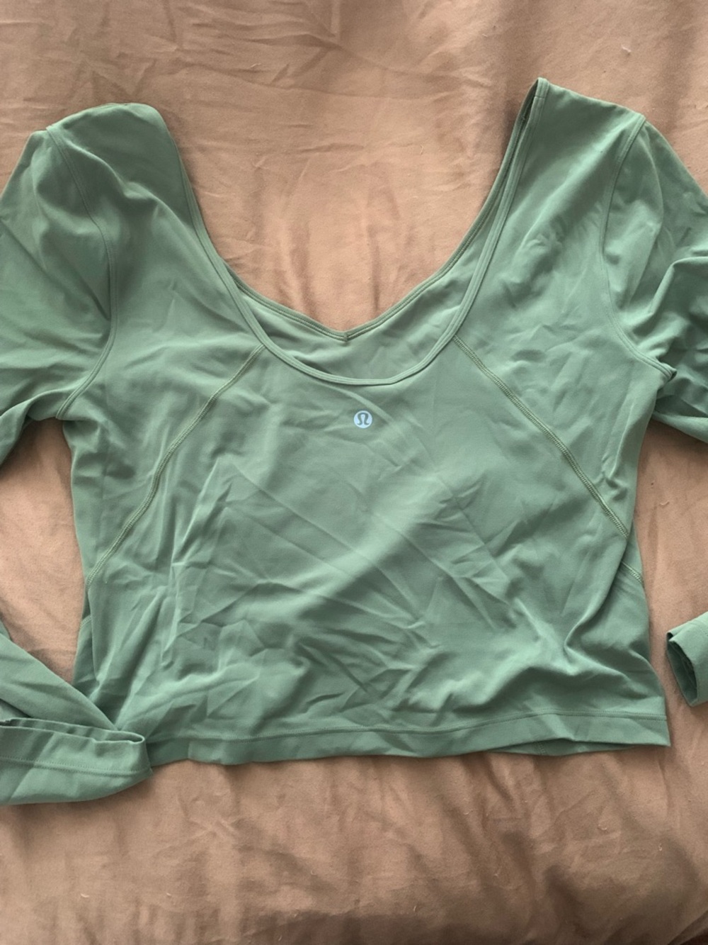Lululemon Align long sleeve size 12 green - Picture 2 of 3